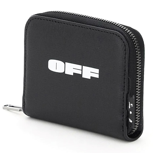 Off-White Logo Print Zip-Around Unisex Wallet - Picture 4 of 13